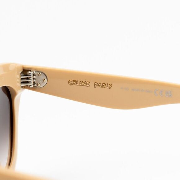 NEW Celine CL4005FN 57Z Beige Gradient Violet Geometric Women Sunglasses